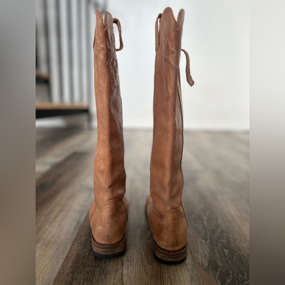 Spirit by Lucchese Tan Western Riding Leather Boots - Picture 12 of 16